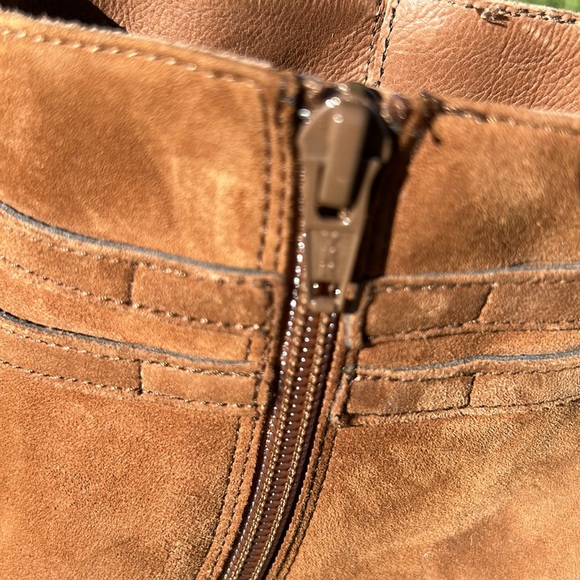 NWOB Paul Green Sydney Boots Toffee Suede Size Women’s 7.5 - Picture 6 of 12